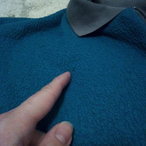 Vintage GBC XXL Mens Grey Blue and Green Full Zip Collared Long Sleeve Jacket - Picture 7 of 12